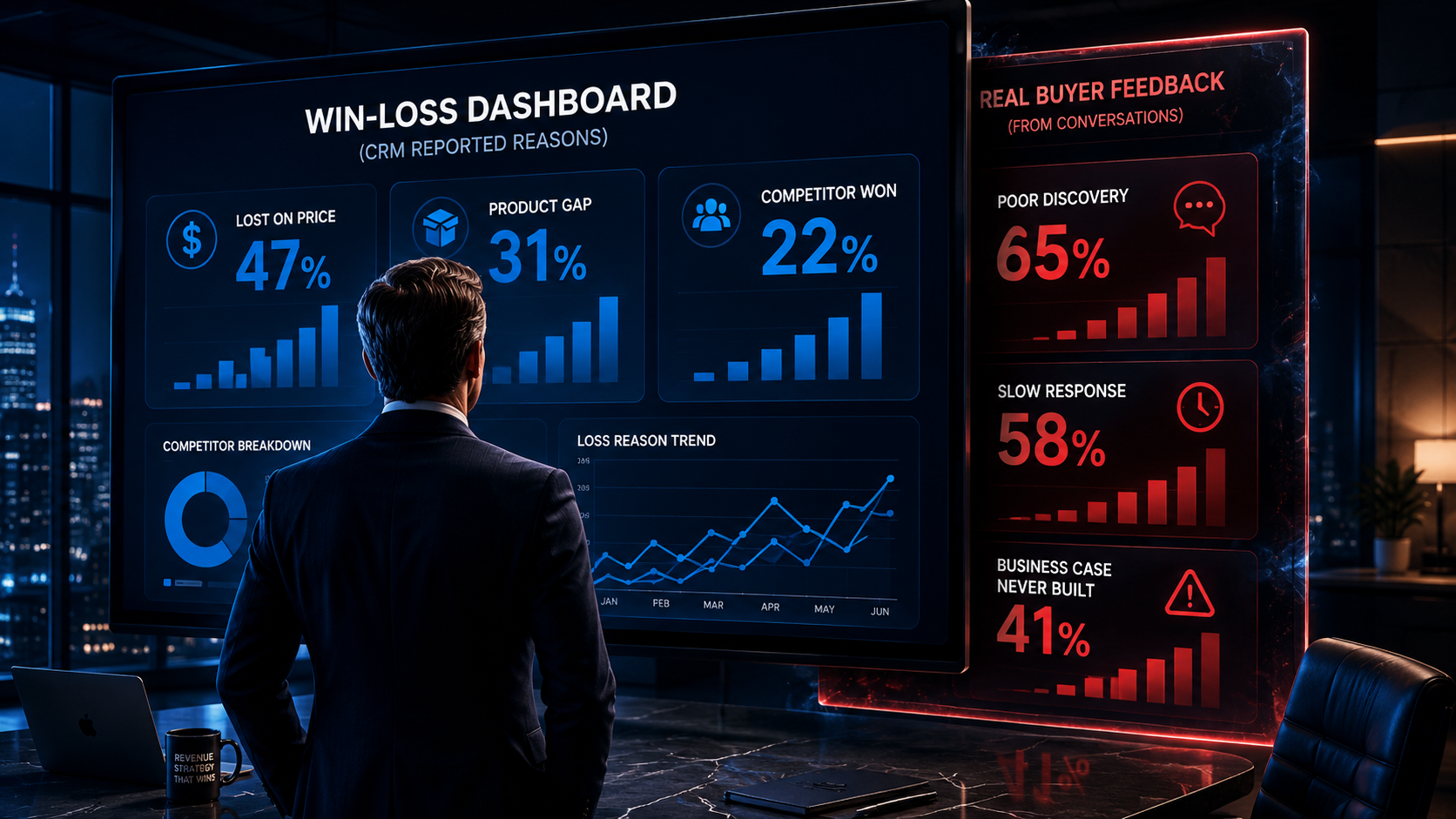 The dashboard looks right. The buyer story is different.