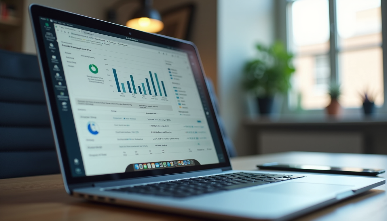 AI-powered sales tools in action on a laptop screen